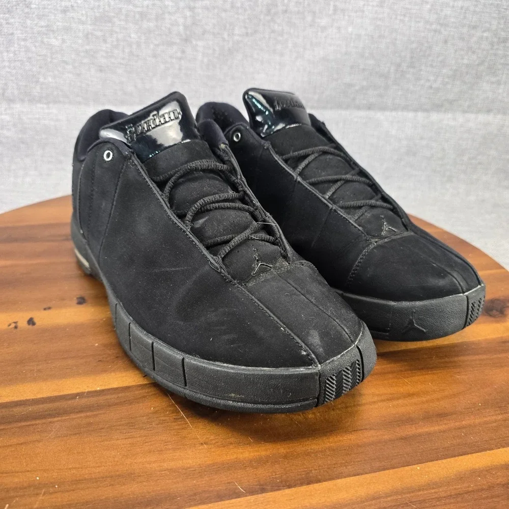 Jordan‎ Big Fund Triple Black Nubuck Basketball Shoes AO1696-003 Mens Size 12